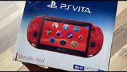 PlayStation Vita Slim Metallic Red