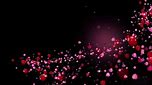Romantic flying red rose flower petals love heart wedding animated background Hd