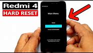 MI Redmi 4 (MAI132) Hard Reset or Pattern Unlock Easy Trick With Keys