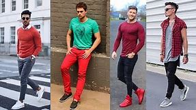 How To Wear Red For Men