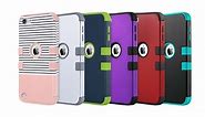 ULAK Anti Slip Hybrid iPod Touch 5/6 Case Shock Resistance Protective Cover