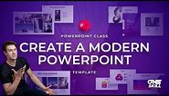 How To Create a Modern PowerPoint Template 🔥Preview🔥