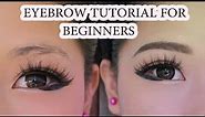 Eyebrow tutorial 101 (using Stencils)