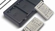 Newmowa EN-EL5 Replacment Battery (2-Pack) and Dual USB Charger Kit for Nikon Coolpix 3700, 4200, 5200, 5900, 7900, P3, P4, P80, P90, P100, P500, P510, P520, P530, P5000, P5100, P6000, S10 Cameras