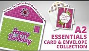 A2 Essentials Card & Envelope Collection & Tutorial!