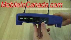 Wireless Broadband router LinkSys WRT54G