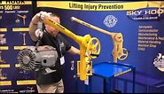 Sky Hook Lifting Device - Articulating Arm In Action