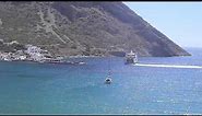 Ferry arriving into Kamares Port, Sifnos