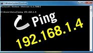 How to do ping test