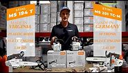 Reviewing the 2 BEST chainsaws of 2021 - STIHL MS 194 T vs MS 201 TC-M