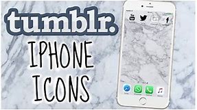 TUMBLR ICONS: How To Have Tumblr Icons On Your Iphone