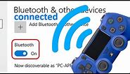 How to Connect PS4 Controller to PC with Bluetooth and Play Steam Games