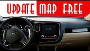How to update GPS Navigation maps in Mitsubishi vehicle for free