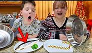 CANDY CANE vs REAL FOOD CHALLENGE!