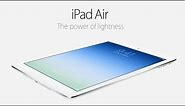 Apple iPad Air Overview [Official]