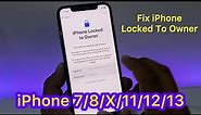 New Activation Method ( Remove Apple ID ) Fix iPhone Locked To Owner iPhone X/Xs/Xr/11/12/13
