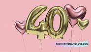 Happy 40th Birthday Husband Quotes and Wishes - Motivation and Love