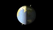 Earth's Rotation Animation
