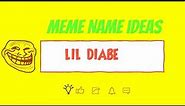 Funny Meme Name Ideas - Usernames💡