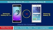 Samsung Galaxy A3 (2016) vs Samsung Galaxy J5 (Side-By-Side Comparison)