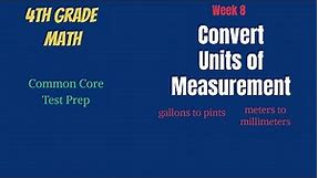 Convert Units of Measurements | 4th Grade | Common Core