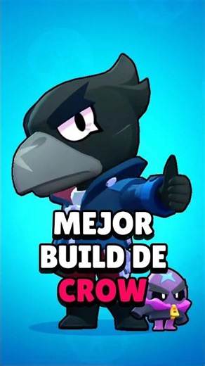 La mejor Build de Crow en Brawl Stars 🔥🐦‍⬛ #brawlstars #crowbrawlstars #build