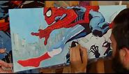 Roberts Artwork: Spiderman vs. Venom - Pop Art