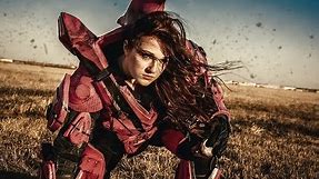 REAL LIFE Halo 4 Pink Female Wetwork Costume Build