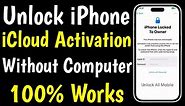 Unlock iCloud Activation Lock Any iPhone Without Computer | Remove icloud Lock iPhone