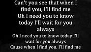 Joshua Radin fear Maria Taylor - When You Find Me with Lyrics