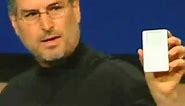 Steve Jobs introduces the iPod in 2001