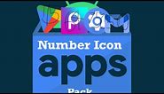 Number icon pack