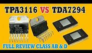 TPA3116 D2 VS TDA7294 | #tpa3116d2 #amplifierboard #digitalelectronics
