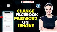 How to Change Facebook password on iPhone/iPad 2024 [ Quick & Easy ]