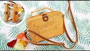 Instructions For Making Bags Made Of Bamboo And Rattan | Stylish