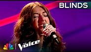 All Four Coaches Are In Awe After Nini Iris' Powerful Performance of "I See Red" | The Voice Blinds