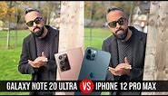 iPhone 12 Pro MAX vs Samsung Galaxy Note 20 Ultra Camera Test Comparison