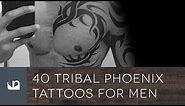 40 Tribal Phoenix Tattoos For Men