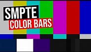 SMPTE COLOR BARS & TONE | Bars Ultra HD 4K (4960 x 2304 1000 hz audio tone)