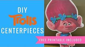 How to make Trolls Princess Poppy Party Centerpieces Part 1