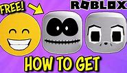 *FREE ITEM* How To Get SKELETON, SMURF CAT HEAD & EMOJI FACES on Roblox