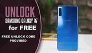 How unlock Samsung Galaxy A7 for FREE