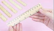 6 Inch Ruler Bulk Plastic Flexible Rulers with Inches and Centimeters Small Ruler Straight Measuring Drafting Tools for School Education Families Kids Students (100)