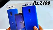 Nokia C3 Nordic Blue Unboxing,First Look & Review !! Nokia C3 Rs.7,199, Budget smartphone from Nokia
