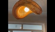 THE IRA PENDANT LAMP | P6,500 A bestseller. 🤎 DIMENSIONS —33 INCHES WIDTH —24 INCHES DEPTH —14 INCHES HEIGHT MATERIALS —WICKER WOVEN OVER AN IRON FRAME PRODUCTION LEAD TIME —1 TO 2 WEEKS | Spins and Interlaces