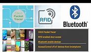 CISCO Packet Tracer - RFID, Bluetooth, Smartphone