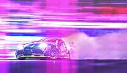 Neon Toyota Supra Drifting Live Wallpaper - MoeWalls