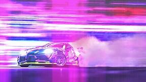 Neon Toyota Supra Drifting Live Wallpaper - MoeWalls