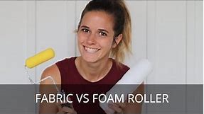 Choosing the Right Paint Roller | Foam Paint Roller vs Fabric Paint Roller | This or That DIY