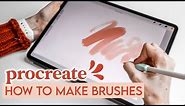 How to Make Procreate Brushes EASY - Stamp, Rainbow, and Watercolor Procreate Brushes